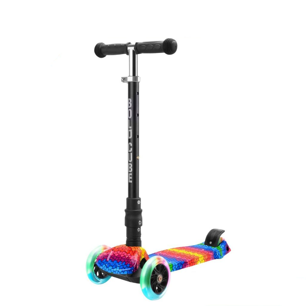 BOLDCUBE Big 3 Wheel Scooter Assortment (Crystal Rubix, Street Graffiti and Astro Dream)