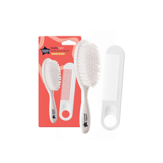 Tommee Tippee Essential Basics Baby Brush and Comb Set