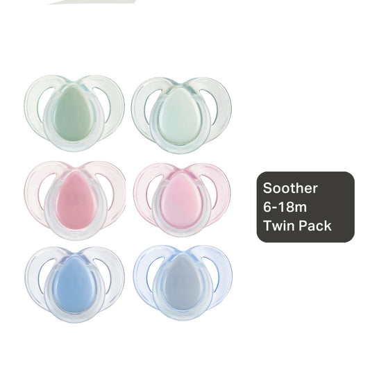 Tommee Tippee Night Time Soft Silicone Soothers 2 Pack