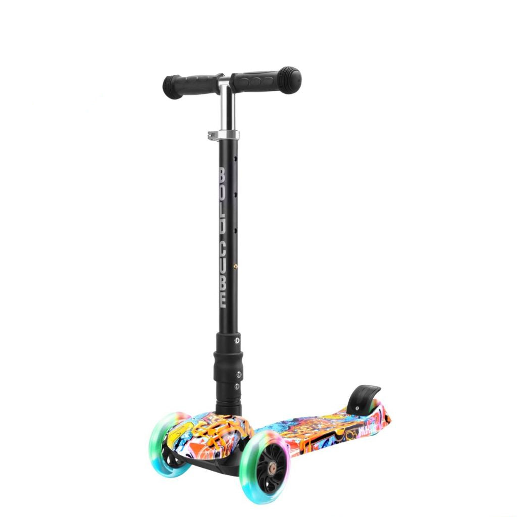 BOLDCUBE Big 3 Wheel Scooter Assortment (Crystal Rubix, Street Graffiti and Astro Dream)
