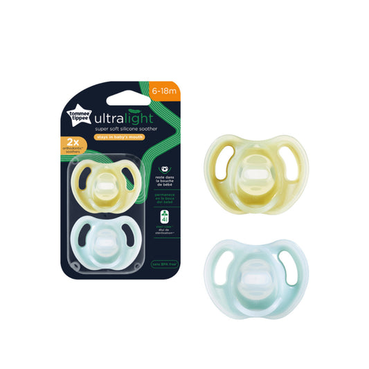 Tommee Tippee Ultra-light Soft Silicone Soothers