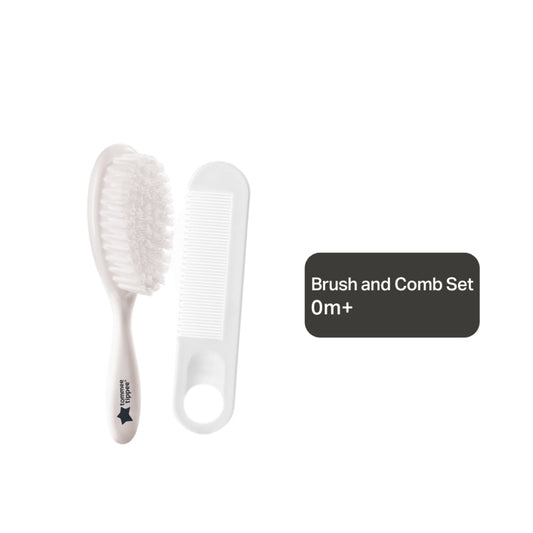 Tommee Tippee Essential Basics Baby Brush and Comb Set