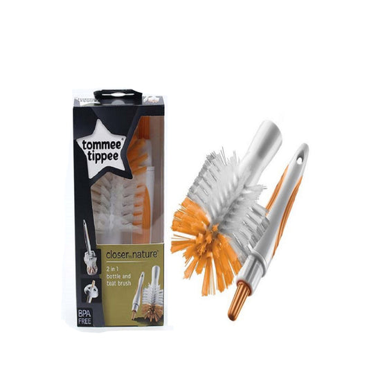 Tommee Tippee Closer to Nature 2-in-1 Bottle and Teat Brush