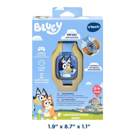 VTech Bluey Wackadoo Kid Size Wristwatch