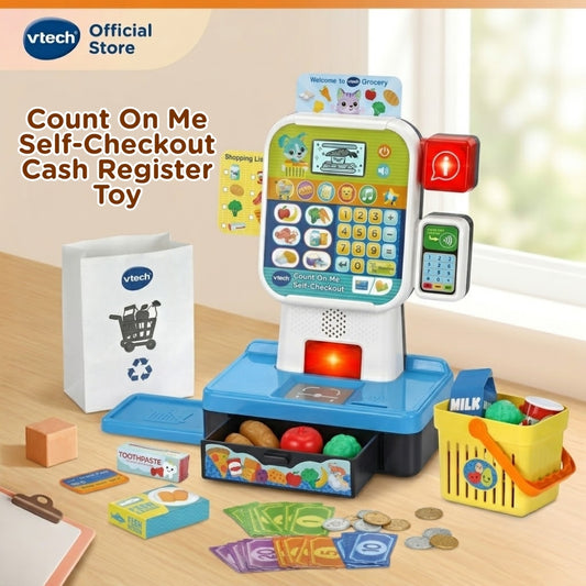VTech Count On Me Self-Checkout Cash Register Toy
