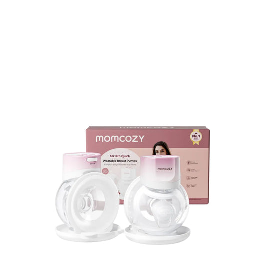 Momcozy Breast Pump S12 Pro Quick Hands-Free Wearable & Wireless Pump (Double)
