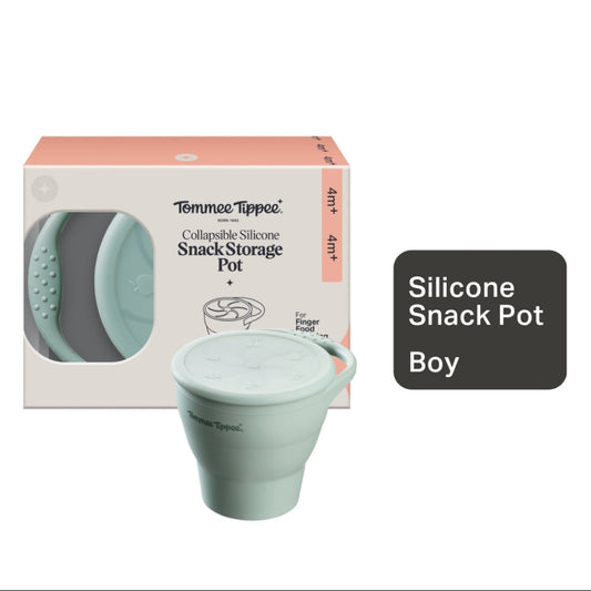 Tommee Tippee Silicone Snack Pot- Green