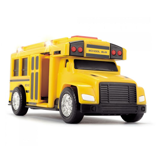 Dickie Toys 15cm School Bus Toy Vehicle with Lights & Sounds