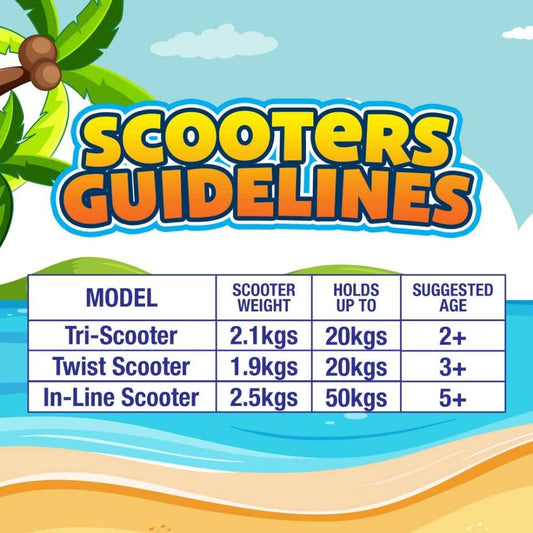 Hot Wheels Adjustable Twist Scooter