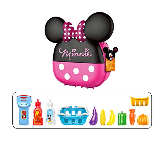 Disney Minnie Mouse Shopping Bag Pretend Play Playset