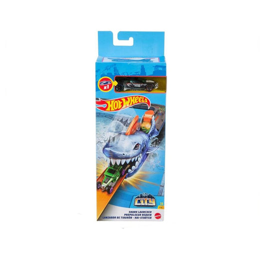 Hot Wheels City Nemesis Shark Launcher Playset