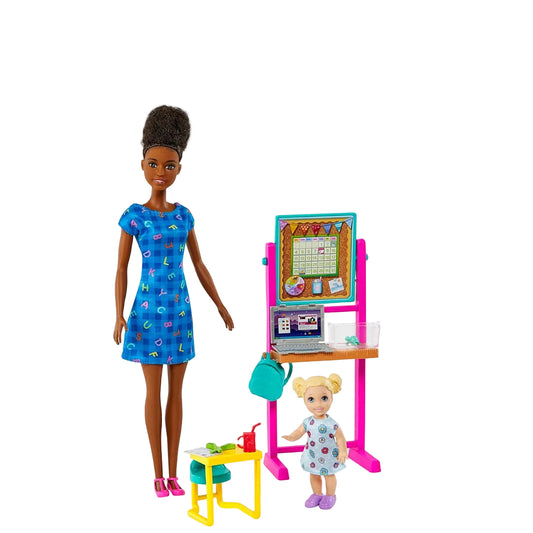 Barbie Careers Nurturing Playset Brunette Hair Teacher Doll & Playset