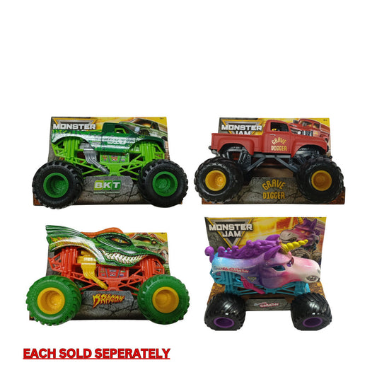 Monster Jam 1:24 Scale Metal Diecast Truck Vehicle DASH M23 , M27