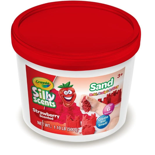 Silly Scents 500g Play Sand Bucket (Strawberry)