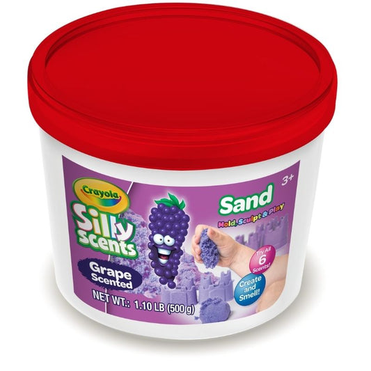 Silly Scents 500g Play Sand Bucket (Grape)