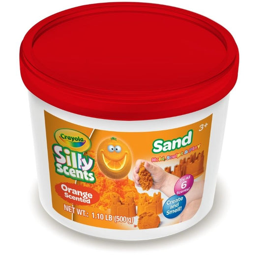 Silly Scents 500g Play Sand Bucket (Orange)